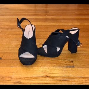 JustFab Black Heels